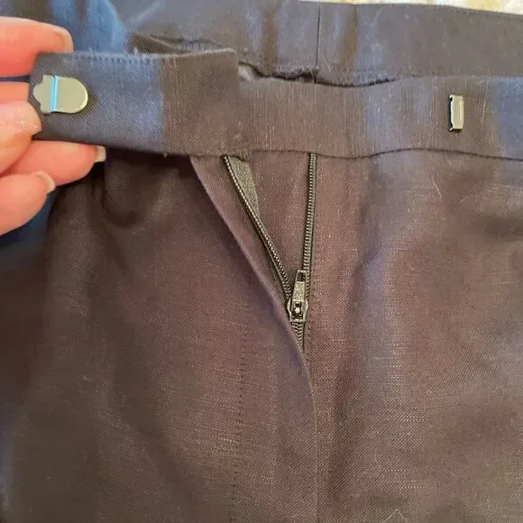 BLACK FULLY Rayon lined pants size 10 P - Picture 5 of 5